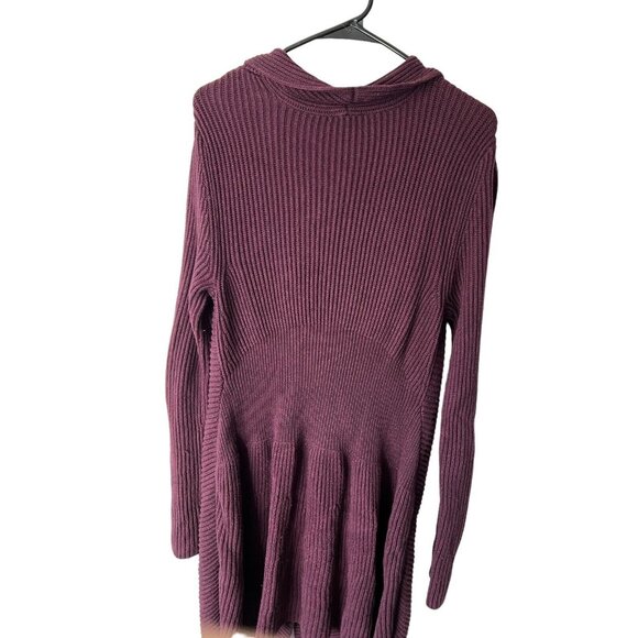 Cabi Womens Cardigan M Purple Mauve Grape Regal Button Closure Long Sweater Long - Picture 5 of 9